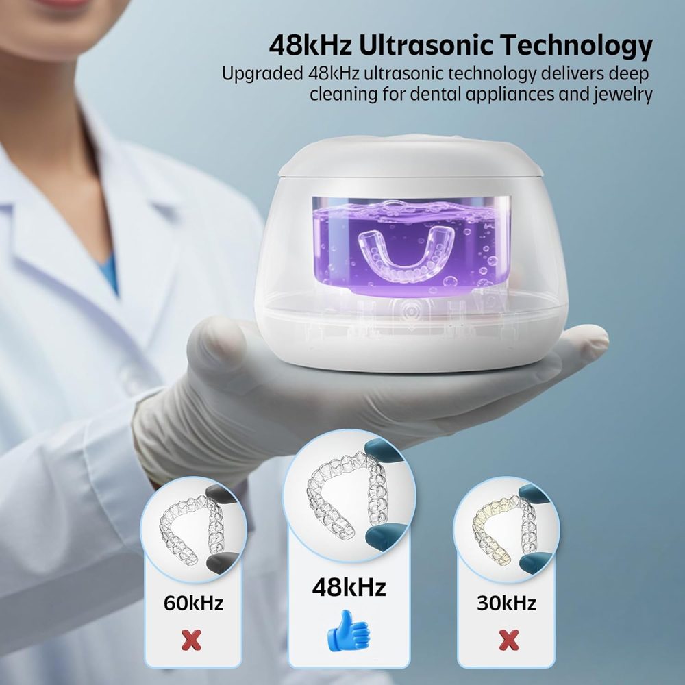 Clelifove ultrasonic aligner and denture cleaner photo 2
