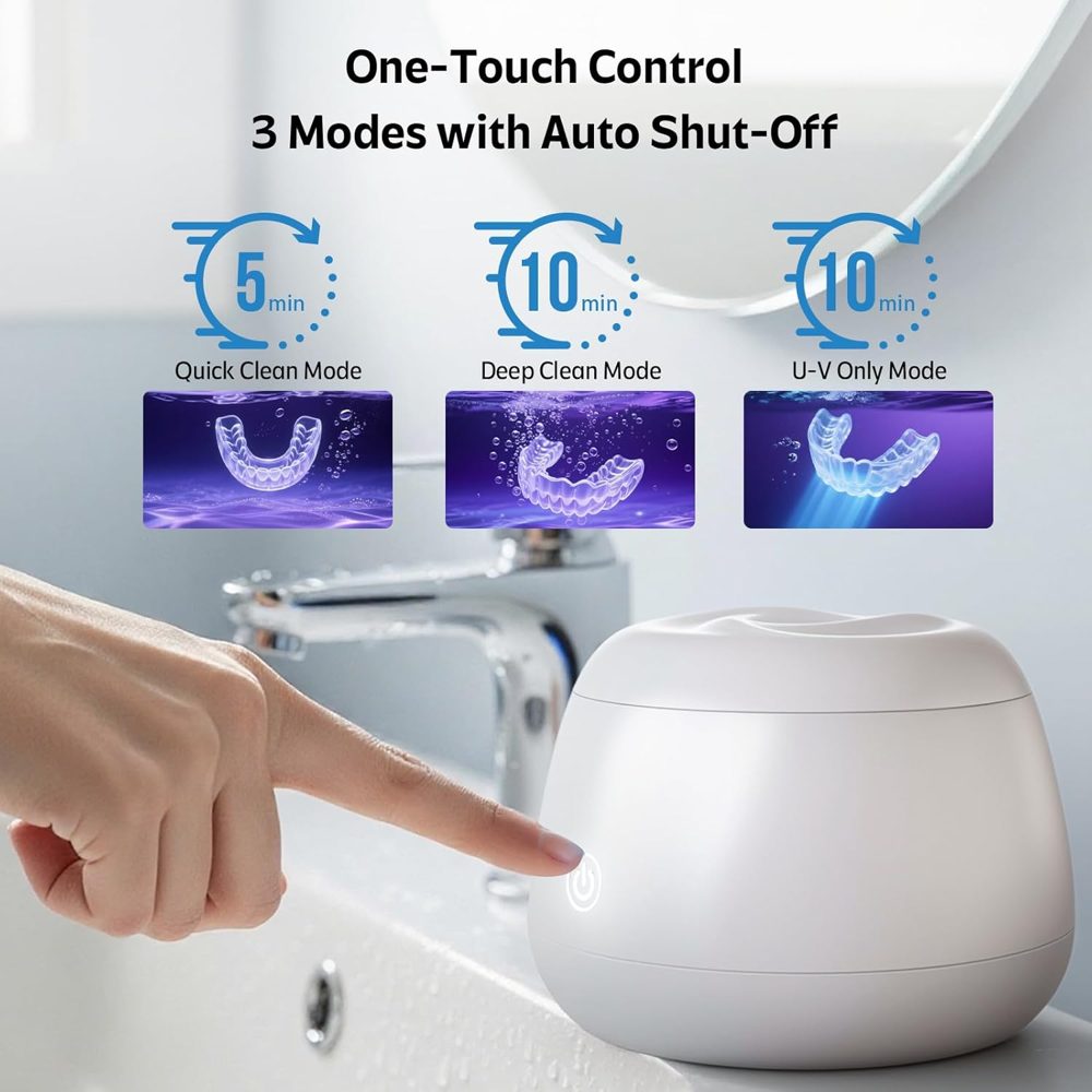 Clelifove ultrasonic aligner and denture cleaner photo 5